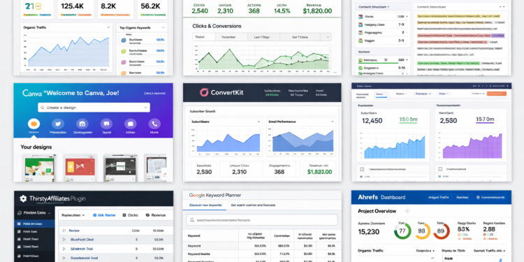 digital marketing tools dashboard overview (expose world)